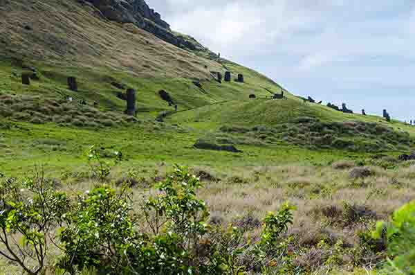 02 - Chile - isla de Rapa Nui o Pascua - Rano Raraku